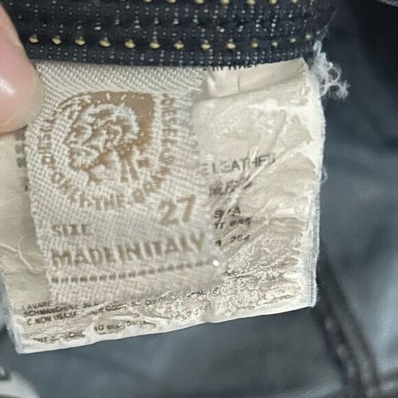 Diesel BRUCKE Dark Wash Straight Leg Jeans Size 27 - Picture 7 of 12